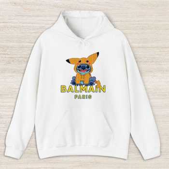 Balmain Paris Stitch Pokemon Unisex Pullover Hoodie HTB1135