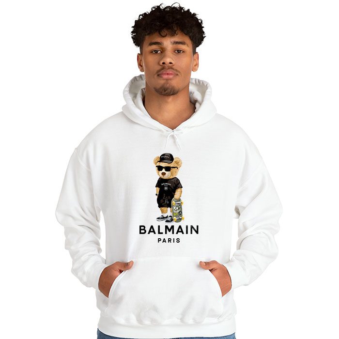 Balmain-Paris-Teddy-Bear-Luxury-Unisex-Pullover-Hoodie-HTB1136-1