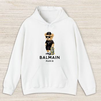 Balmain Paris Teddy Bear Luxury Unisex Pullover Hoodie HTB1136