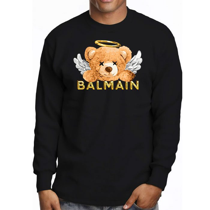 Balmain-Teddy-Bear-Luxury-Kid-Tee-Unisex-Longsleeve-ShirtLTB0879-3