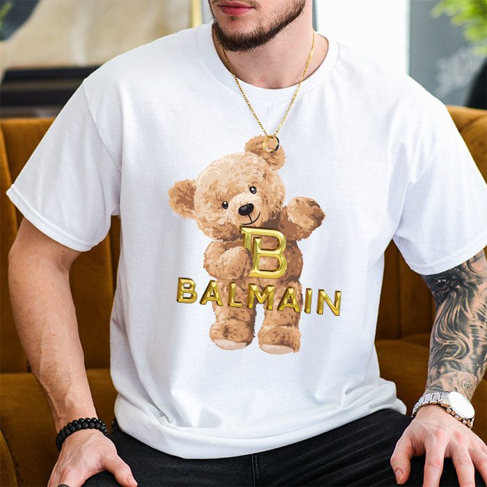 Balmain-Teddy-Bear-Luxury-Kid-Tee-Unisex-T-Shirt-TTB1906-5