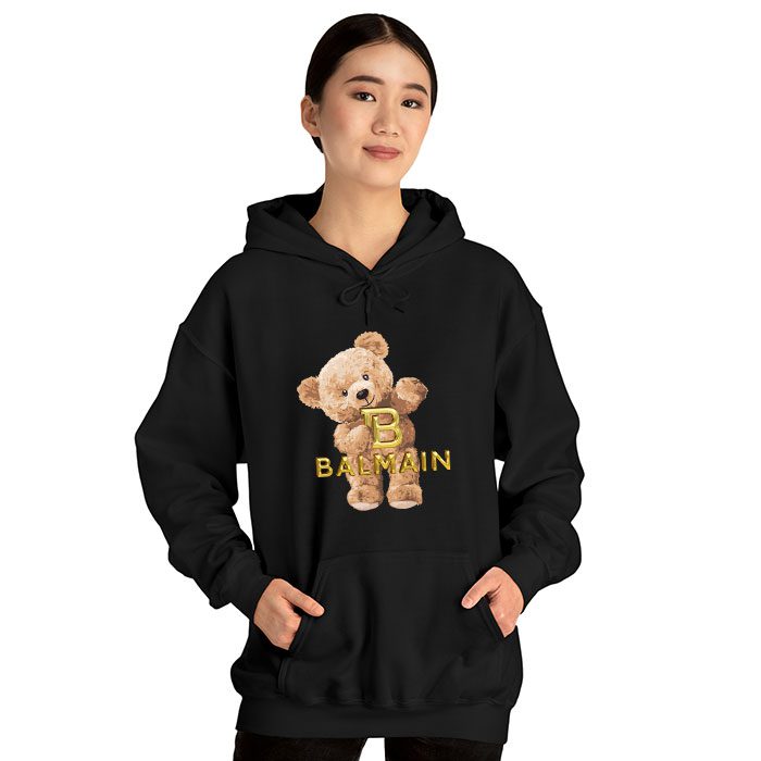 Balmain-Teddy-Bear-Luxury-Unisex-Pullover-Hoodie-HTB1134-2