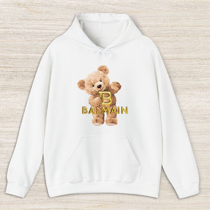 Balmain-Teddy-Bear-Luxury-Unisex-Pullover-Hoodie-HTB1134 Balmain Teddy Bear Luxury Unisex Pullover Hoodie HTB1134