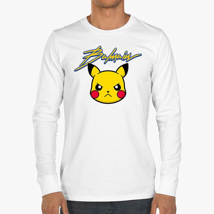 Balmain-X-Pokemon-Kid-Tee-Unisex-Longsleeve-ShirtLTB0873-3