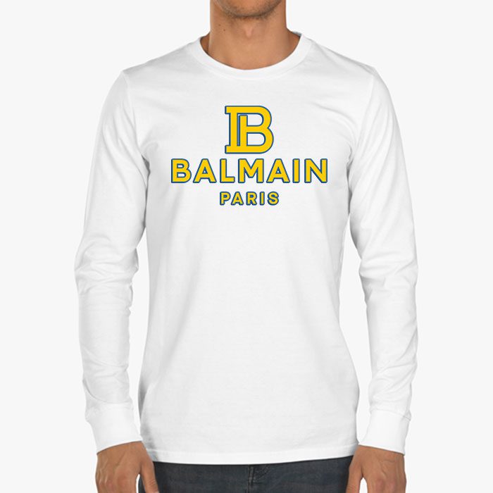 Balmain-X-Pokemon-Paris-Logo-Kid-Tee-Unisex-Longsleeve-ShirtLTB0874-3