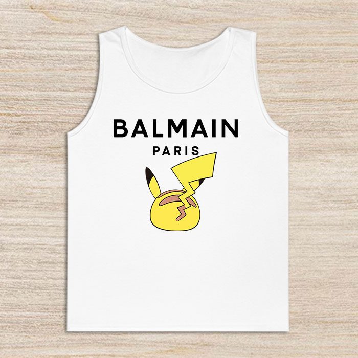 Balmain-X-Pokemon-Unisex-Tank-Top-TTTB1013 Balmain X Pokemon Unisex Tank Top TTTB1013