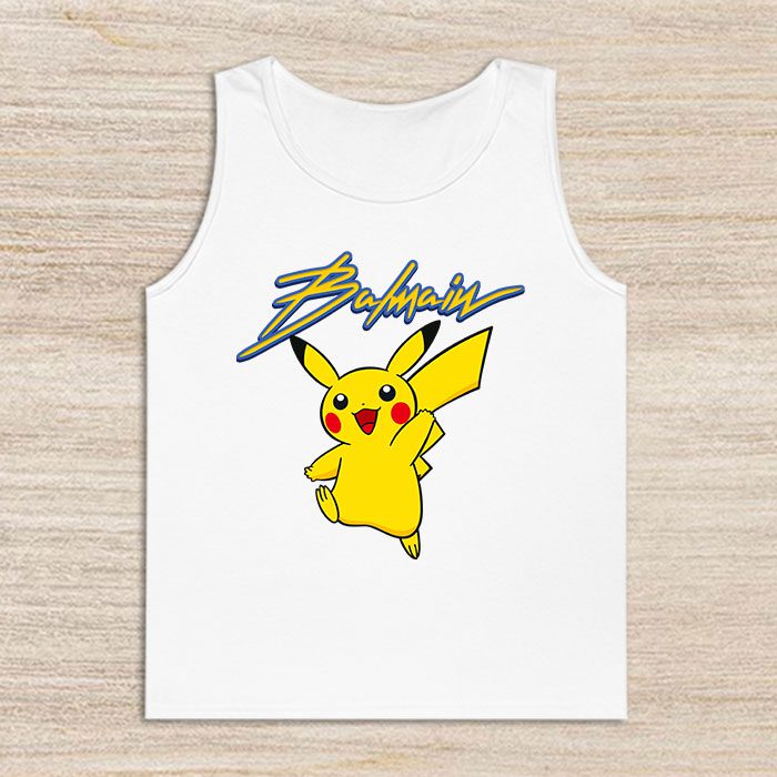 Balmain-X-Pokemon-Unisex-Tank-Top-TTTB1016 Balmain X Pokemon Unisex Tank Top TTTB1016