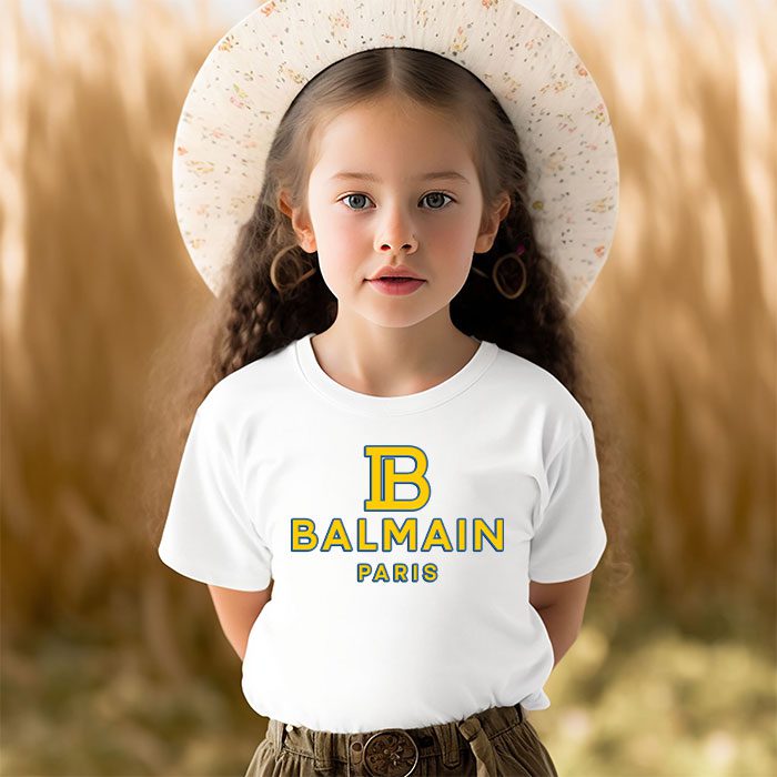 Balmain-x-Pokemon-Paris-Logo-Kid-Tee-Unisex-T-Shirt-TTB1900-3