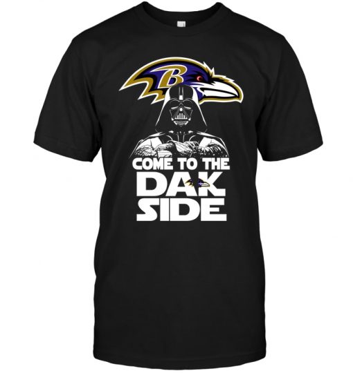 Baltimore-Ravens-Come-To-The-Dak-Side-Dark-Vader-Unisex-T-Shirt-Kid-T-Shirt-LTS004 Baltimore Ravens Come To The Dak Side Dark Vader Unisex T-Shirt Kid T-Shirt LTS004