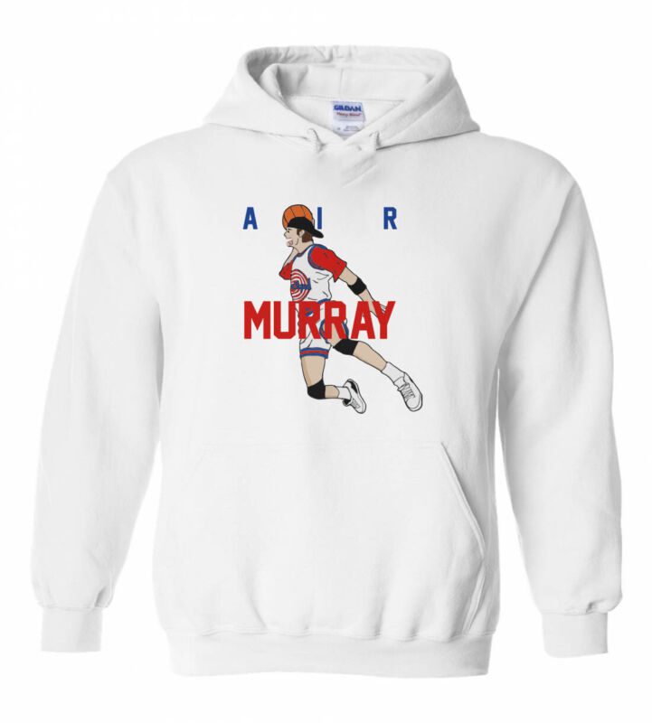 Bill-Murray-Space-Jam-Tune-Squad-Dunk-Michael-Jordan-Air-Hooded-Sweatshirt-Unisex-Hoodie Bill Murray Space Jam Tune Squad Dunk Michael Jordan "Air" Hooded Sweatshirt Unisex Hoodie