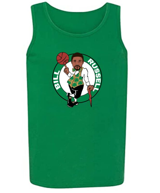 Bill-Russell-Boston-Celtics-Logo-Goat-Unisex-Tank-Top Bill Russell Boston Celtics Logo Goat Unisex Tank Top