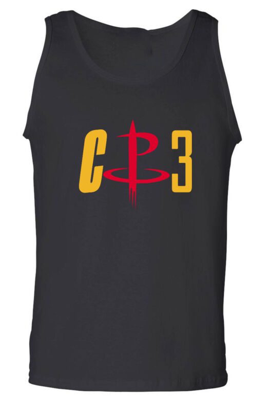 Black-Chris-Paul-Houston-Rockets-Cp3-Logo-Unisex-Tank-Top Black Chris Paul Houston Rockets Cp3 Logo Unisex Tank Top