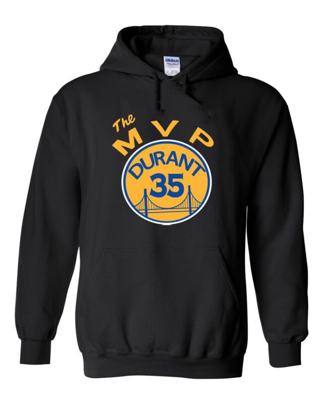 Black-Kevin-Durant-Golden-State-Warriors-MVP-Hooded-Sweatshirt-Unisex-Hoodie Black Kevin Durant Golden State Warriors "MVP" Hooded Sweatshirt Unisex Hoodie