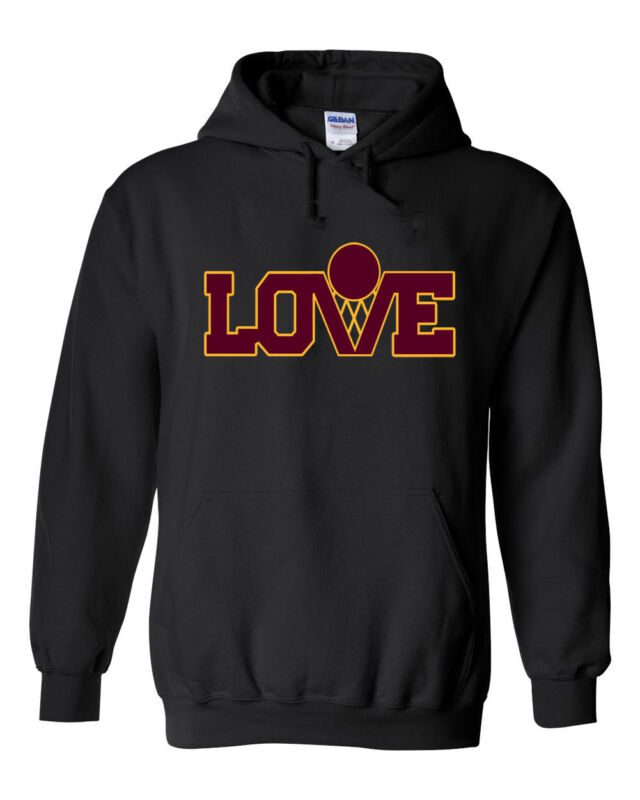 Black-Kevin-Love-Cleveland-Cavaliers-Love-Hoodie-Hooded-Sweatshirt Black Kevin Love Cleveland Cavaliers "Love" Hoodie Hooded Sweatshirt