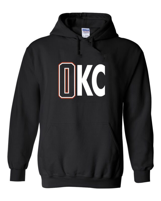 Black-Russell-Westbrook-Oklahoma-City-0Kc-Hooded-Sweatshirt-Hoodie Black Russell Westbrook Oklahoma City "0Kc" Hooded Sweatshirt Hoodie