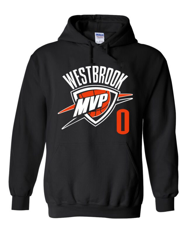 Black-Russell-Westbrook-Oklahoma-City-MVP-Hooded-Sweatshirt-Hoodie Black Russell Westbrook Oklahoma City "MVP" Hooded Sweatshirt Hoodie