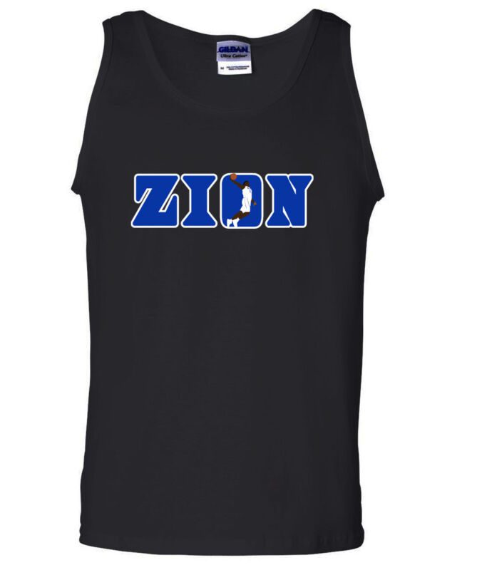 Black-Zion-Williamson-Duke-Blue-Devils-Zion-Unisex-Tank-Top Black Zion Williamson Duke Blue Devils "Zion" Unisex Tank Top