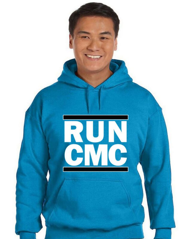 Blue-Christian-Mccaffrey-Carolina-Panthers-Run-Cmc-Hooded-Sweatshirt-Unisex-Hoodie Blue Christian Mccaffrey Carolina Panthers "Run Cmc" Hooded Sweatshirt Unisex Hoodie