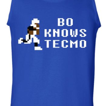 Bo Jackson Oakland Raiders "Bo Knows Tecmo" Unisex Tank Top