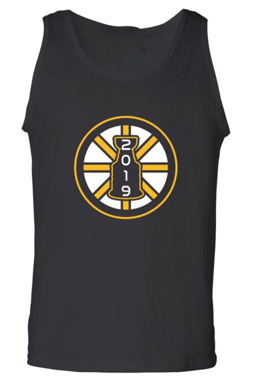 Boston-Bruins-2019-Stanley-Cup-Champions-Champs-Cup-Logo-Unisex-Tank-Top Boston Bruins 2019 Stanley Cup Champions Champs "Cup Logo" Unisex Tank Top