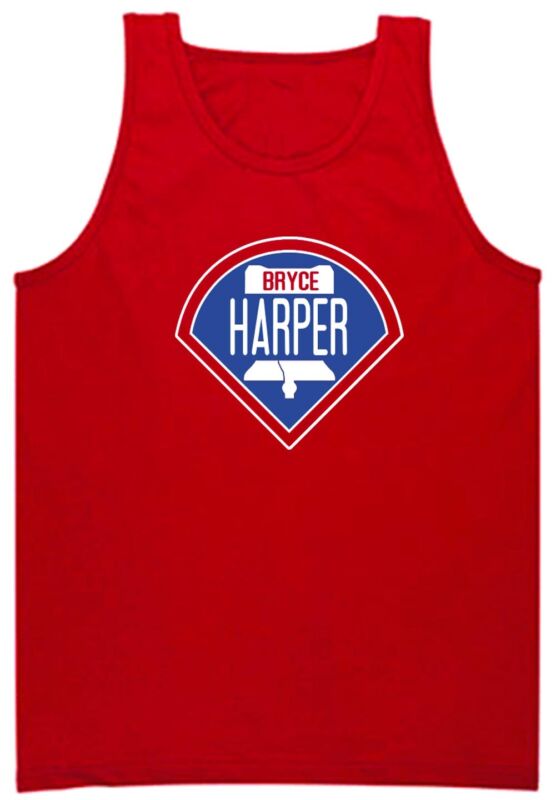 Bryce-Harper-Philadelphia-Phillies-Logo-Unisex-Tank-Top Bryce Harper Philadelphia Phillies "Logo" Unisex Tank Top