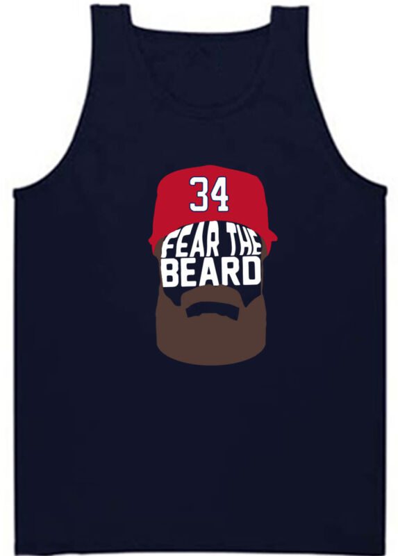 Bryce-Harper-Washington-Nationals-Fear-The-Beard-Unisex-Tank-Top Bryce Harper Washington Nationals "Fear The Beard" Unisex Tank Top