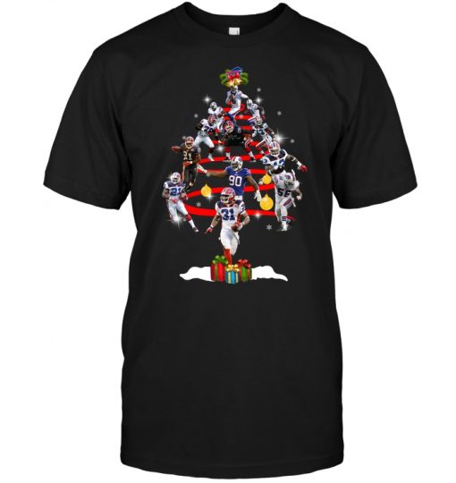 Buffalo-Bills-Players-Christmas-Tree-Unisex-T-Shirt-Kid-T-Shirt-LTS245 Buffalo Bills Players Christmas Tree Unisex T-Shirt Kid T-Shirt LTS245