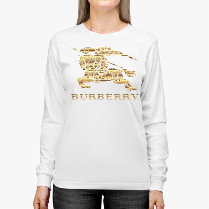 Burberry-Logo-Gold-Luxury-Kid-Tee-Unisex-Longsleeve-Shirt-LTB0718-2