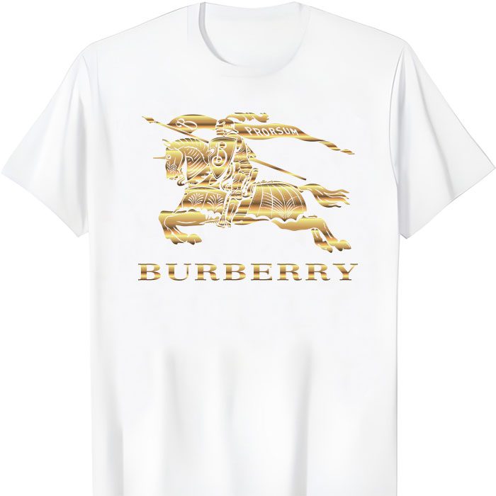 Burberry-Logo-Gold-Luxury-Kid-Tee-Unisex-T-Shirt-TTB1744-1