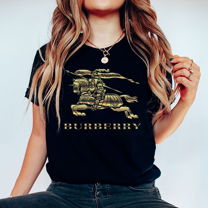 Burberry-Logo-Gold-Luxury-Kid-Tee-Unisex-T-Shirt-TTB1744-2