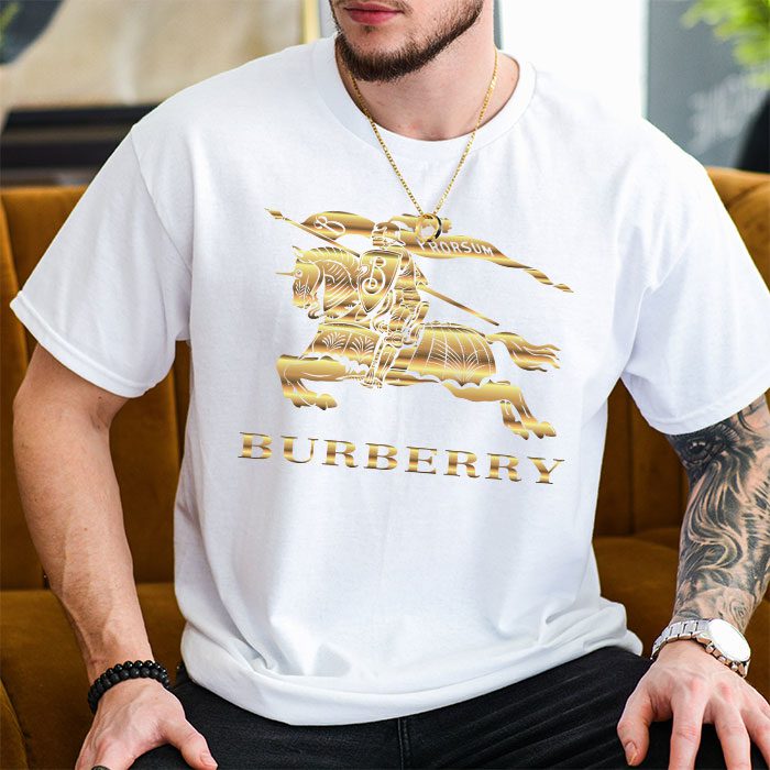 Burberry-Logo-Gold-Luxury-Kid-Tee-Unisex-T-Shirt-TTB1744-3