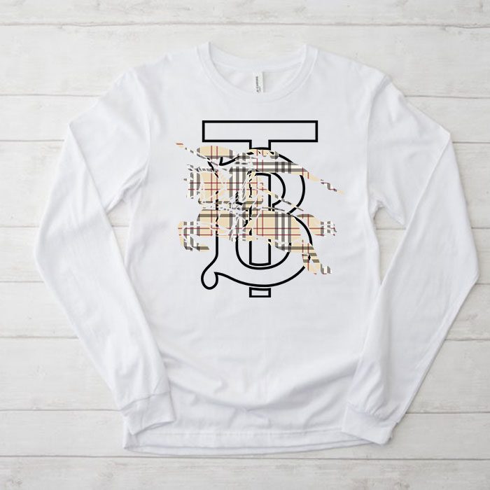 Burberry-Logo-Luxury-Kid-Tee-Unisex-Longsleeve-Shirt-LTB0713 Burberry Logo Luxury Kid Tee Unisex Longsleeve Shirt LTB0713