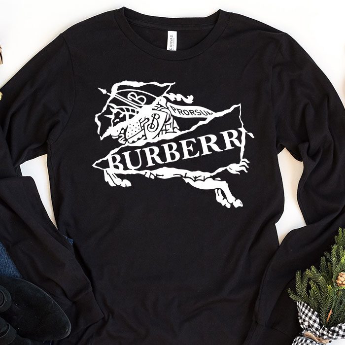Burberry-Logo-Luxury-Kid-Tee-Unisex-Longsleeve-Shirt-LTB0717 Burberry Logo Luxury Kid Tee Unisex Longsleeve Shirt LTB0717