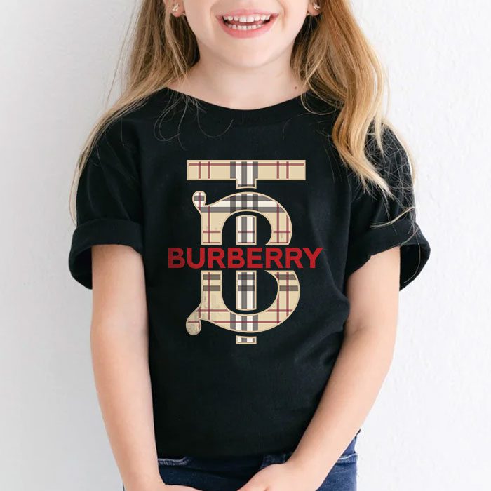 Burberry-Logo-Luxury-Kid-Tee-Unisex-T-Shirt-TTB1738-4