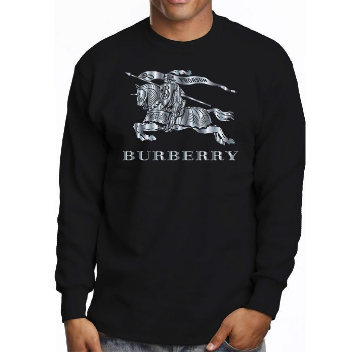 Burberry-Logo-Silver-Luxury-Kid-Tee-Unisex-Longsleeve-Shirt-LTB0731-2