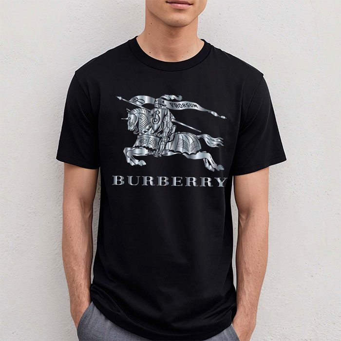 Burberry-Logo-Silver-Luxury-Kid-Tee-Unisex-T-Shirt-TTB1757-2