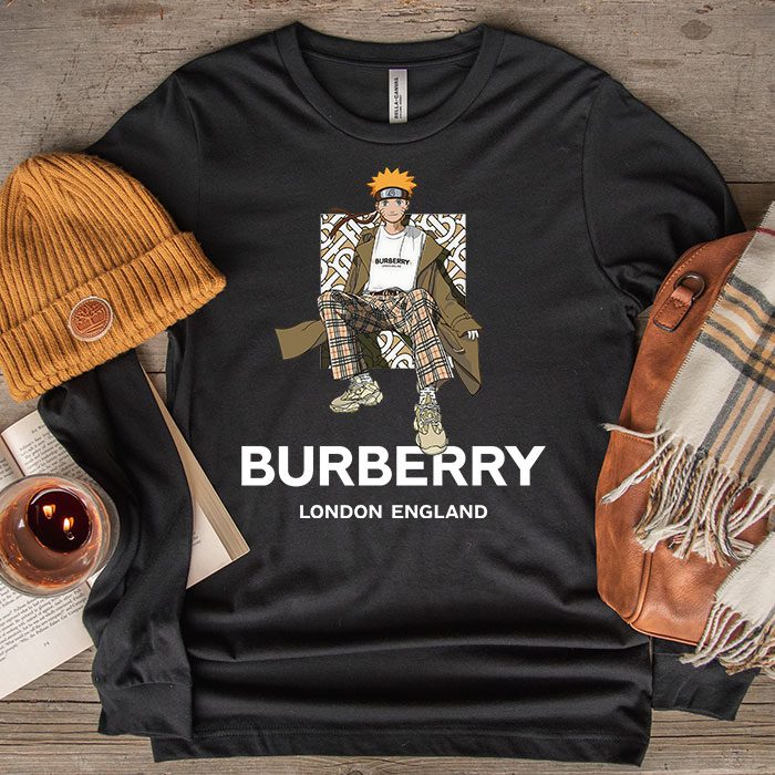 Burberry-London-Naruto-Kid-Tee-Unisex-Longsleeve-Shirt-LTB0732-1