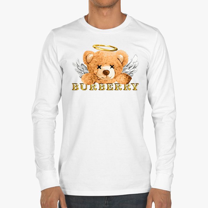 Burberry-London-Teddy-Bear-Gold-Luxury-Kid-Tee-Unisex-Longsleeve-Shirt-LTB0727-2