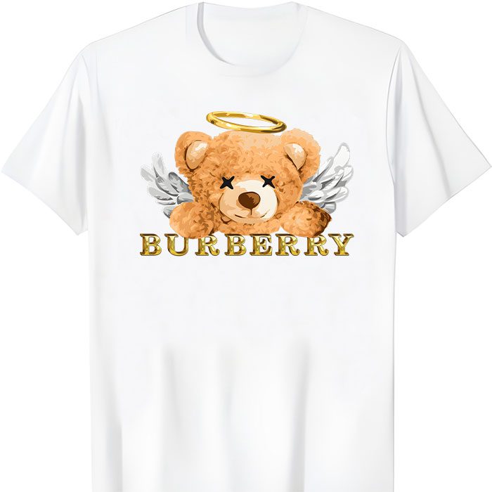 Burberry-London-Teddy-Bear-Gold-Luxury-Kid-Tee-Unisex-T-Shirt-TTB1753-1