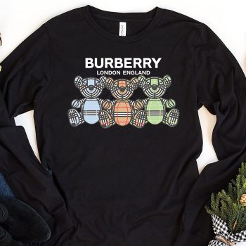 Burberry London Teddy Bear Kid Tee Unisex Longsleeve Shirt LTB0723