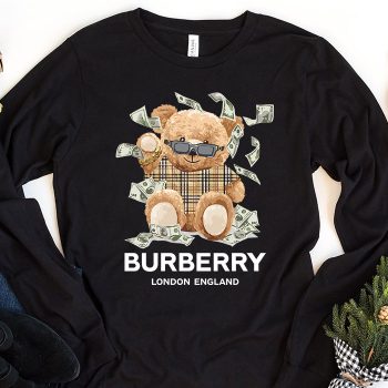Burberry London Teddy Bear Kid Tee Unisex Longsleeve Shirt LTB0726