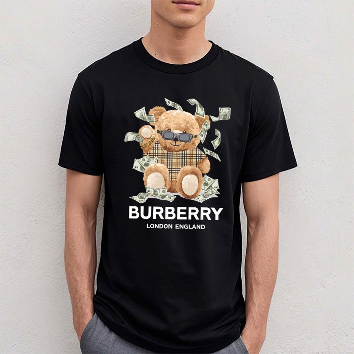 Burberry-London-Teddy-Bear-Kid-Tee-Unisex-T-Shirt-TTB1752-2