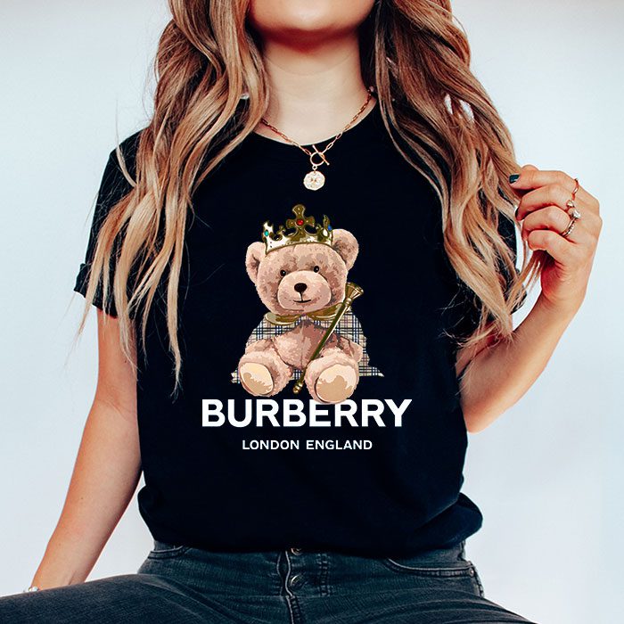 Burberry-London-Teddy-Bear-King-Kid-Tee-Unisex-T-Shirt-TTB1754-1