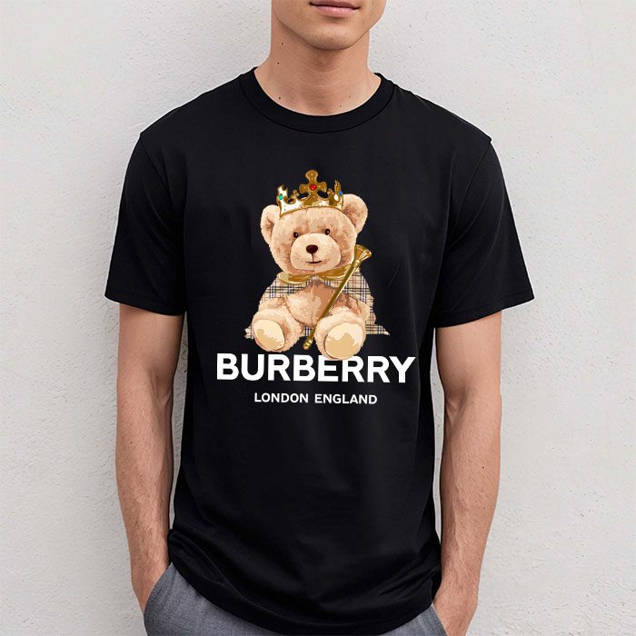 Burberry-London-Teddy-Bear-King-Kid-Tee-Unisex-T-Shirt-TTB1754-2