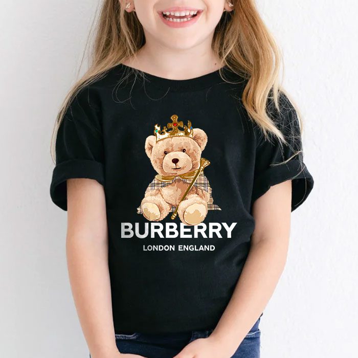 Burberry-London-Teddy-Bear-King-Kid-Tee-Unisex-T-Shirt-TTB1754-3