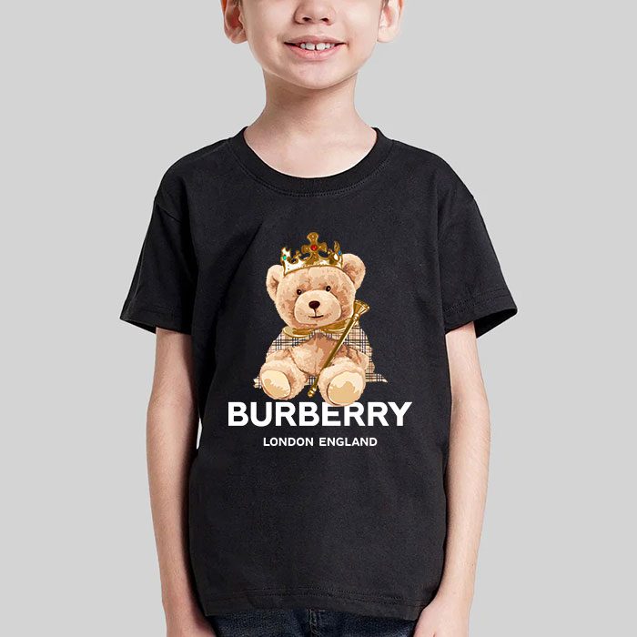 Burberry-London-Teddy-Bear-King-Kid-Tee-Unisex-T-Shirt-TTB1754-4
