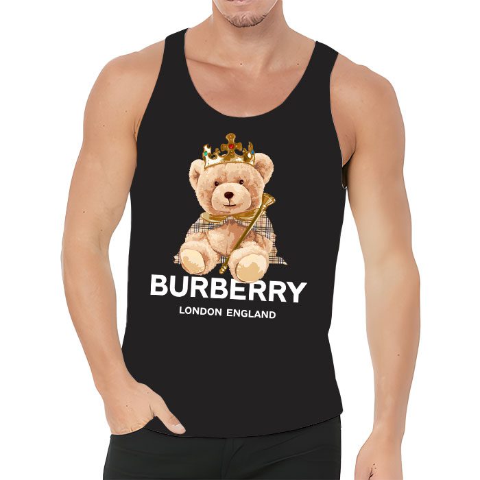 Burberry-London-Teddy-Bear-King-Unisex-Tank-Top-TTTB0869-3