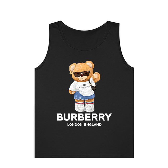 Burberry-London-Teddy-Bear-Unisex-Tank-Top-TTTB0880 Burberry London Teddy Bear Unisex Tank Top TTTB0880