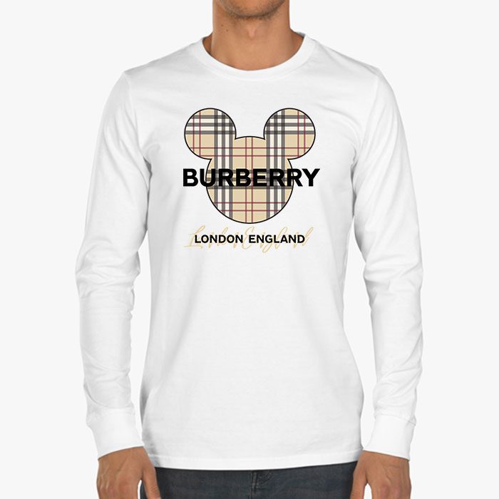 Burberry-Mickey-Mouse-Kid-Tee-Unisex-Longsleeve-Shirt-LTB0735-3