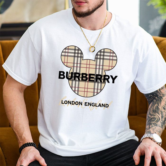 Burberry-Mickey-Mouse-Kid-Tee-Unisex-T-Shirt-TTB1761-2